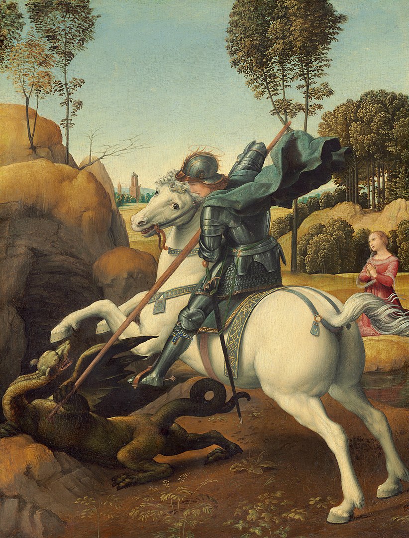 822px Raphael Saint George and the Dragon Google Art Project