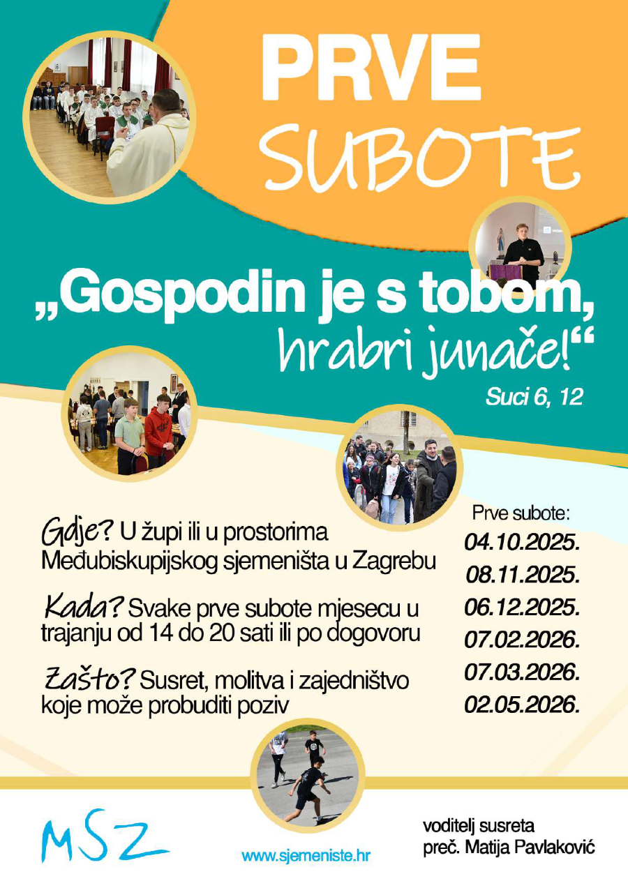 Plakat za Prve subote 2025
