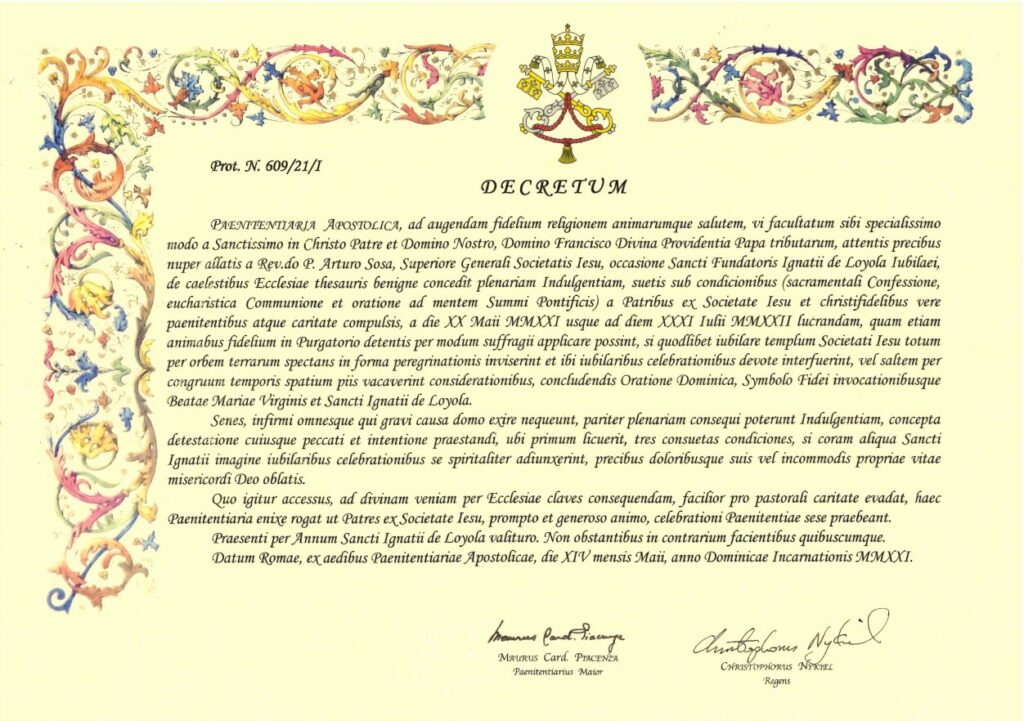 Decretum ignacijanski oprost