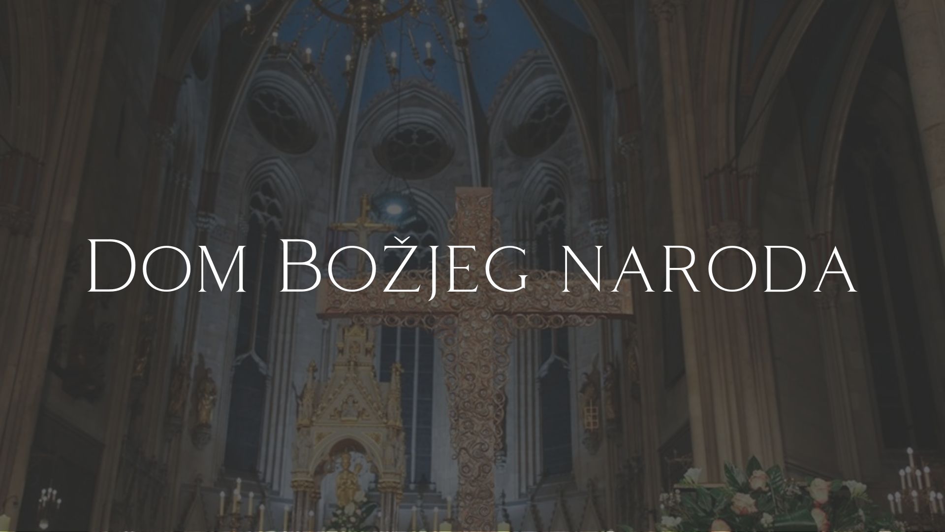 Dom Božjeg naroda Zagreb naslovna