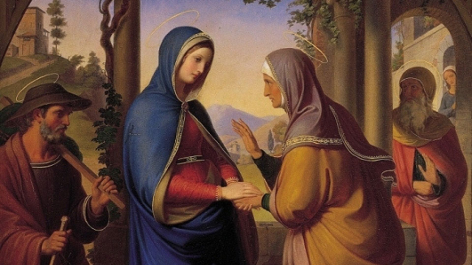 The Visitation by Karl von Blaas naslovna