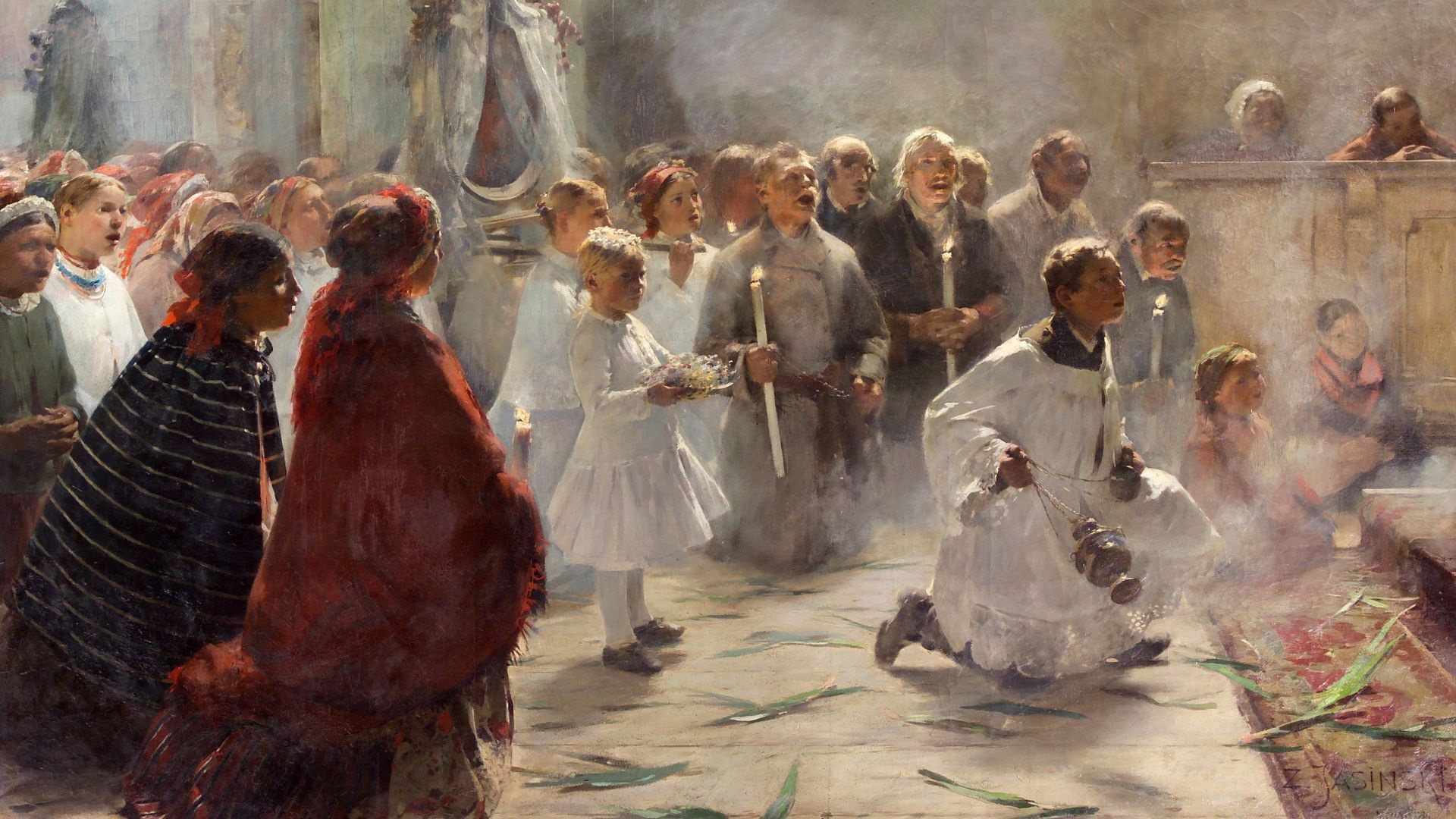 Zdzisław Jasiński Palm Sunday 1891 Cvjetnica naslovna