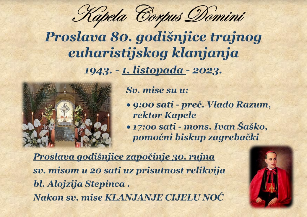 corpus domini 80 godina