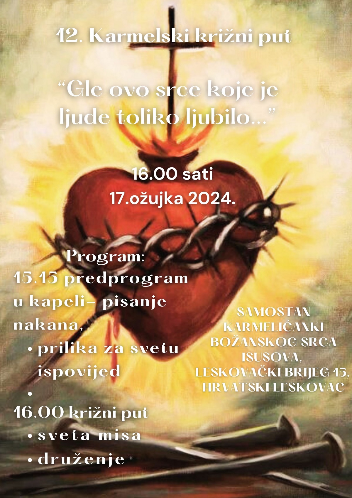 karmel križni 2024 plakat