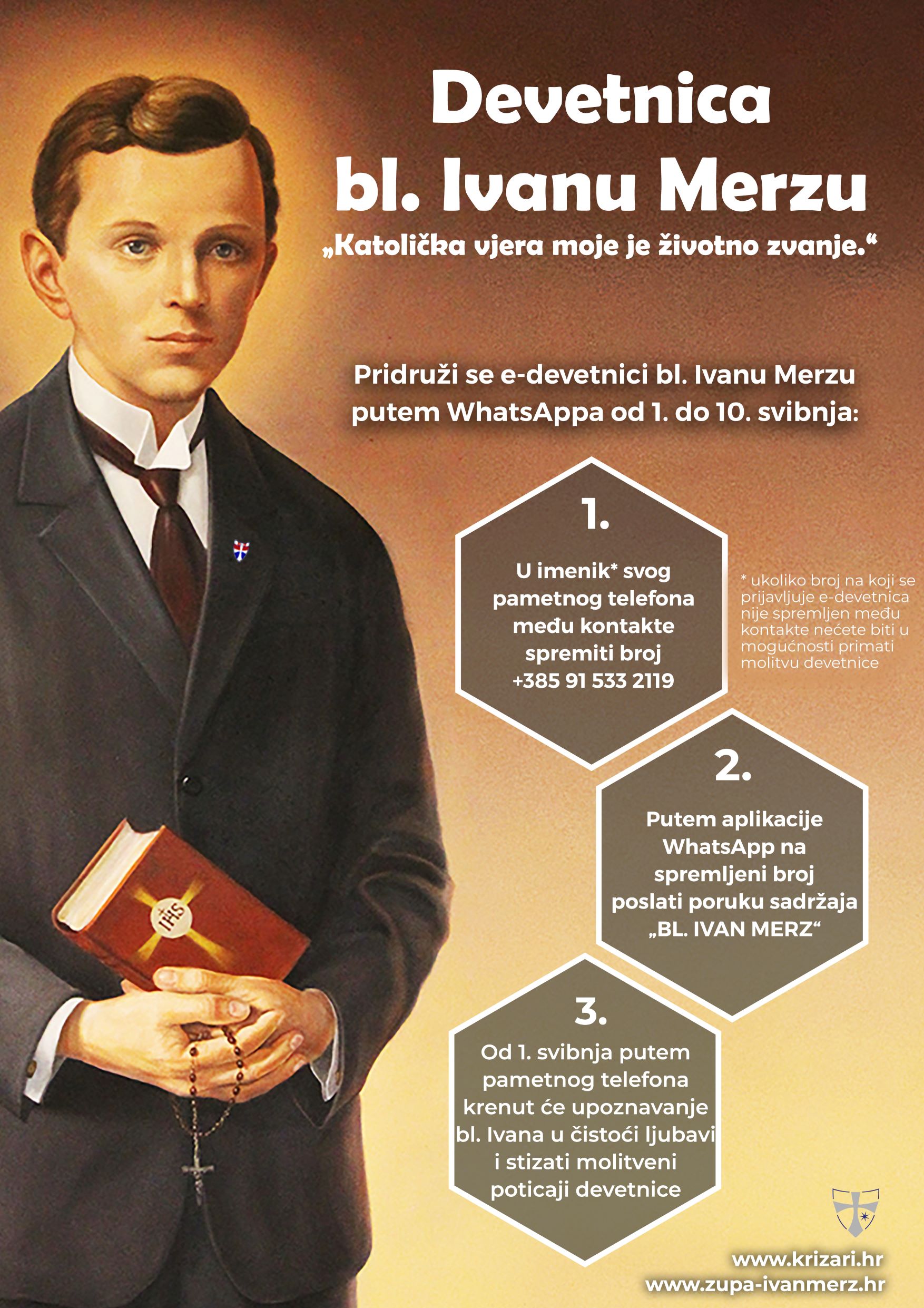 plakat devetnica ivan merz 2023 r