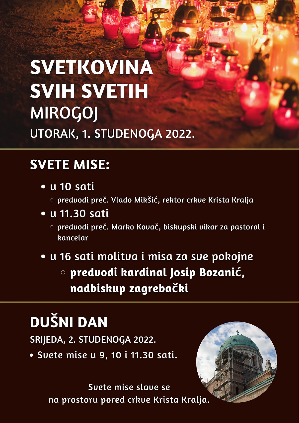 svi sveti mirogoj 2022