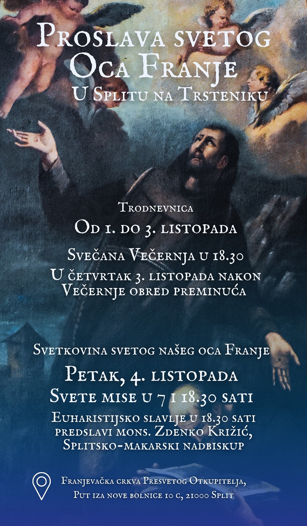 trstenik sveti franjo plakat 1