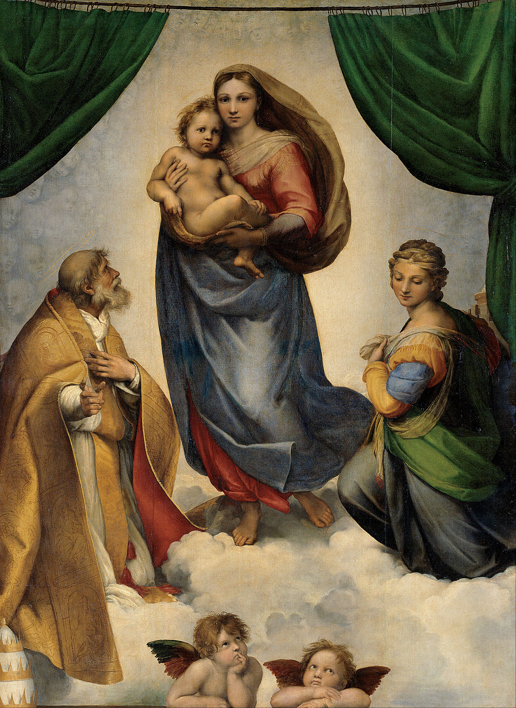 1024px Raphael The Sistine Madonna Google Art Project