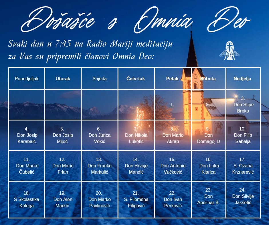 omnia deo advent